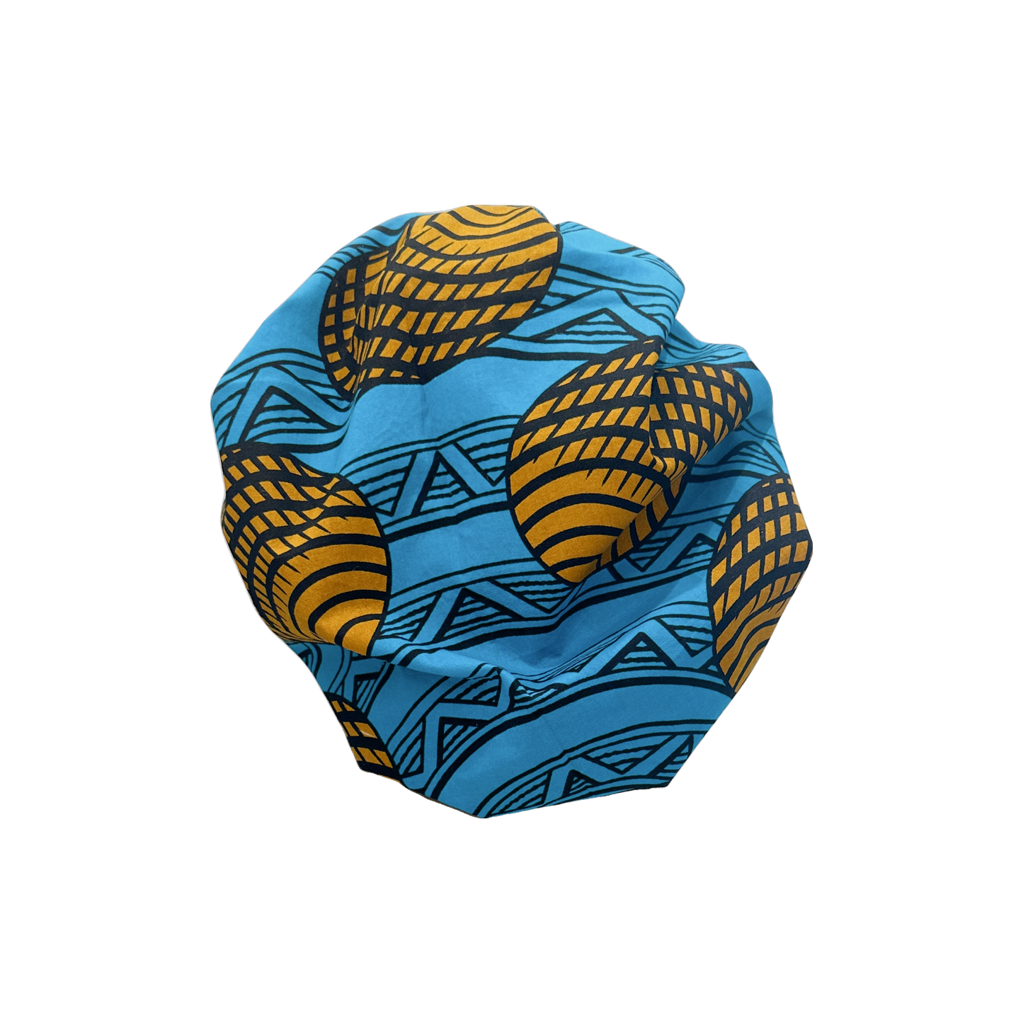 Adult Flare African Print Bonnet