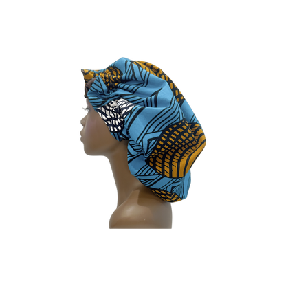 Adult Flare African Print Bonnet