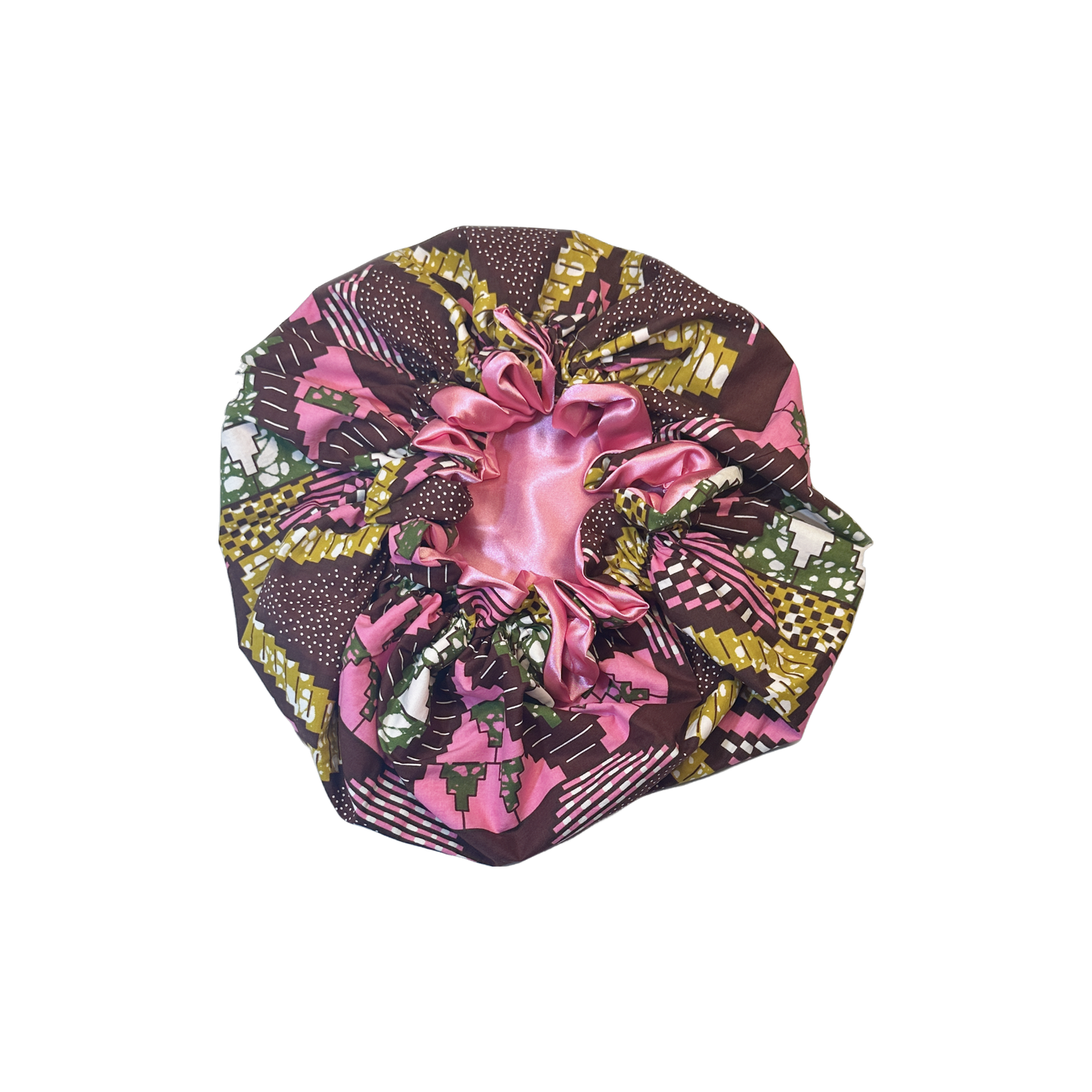 Adult African Print Flare Bonnet