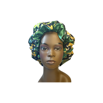 Adult African Print Flare Bonnet