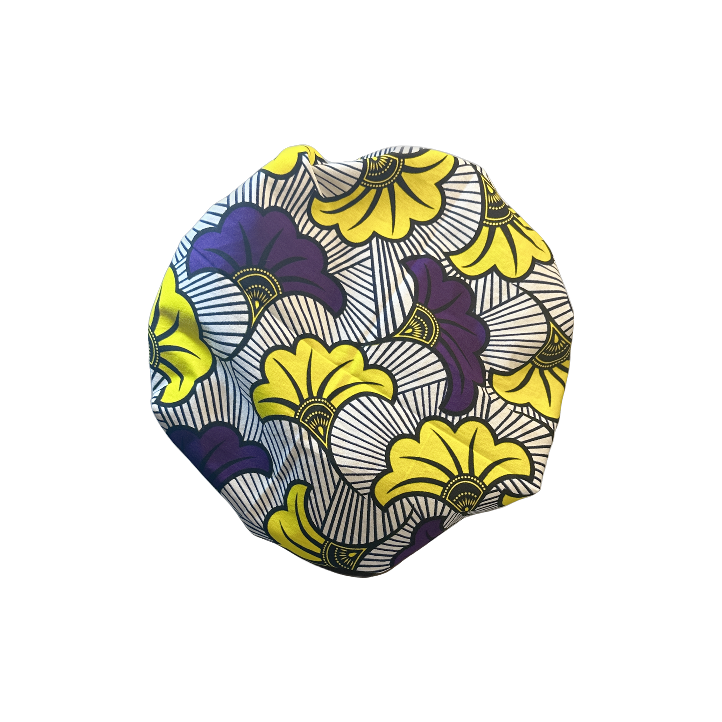 Adult African Print Flare Bonnet