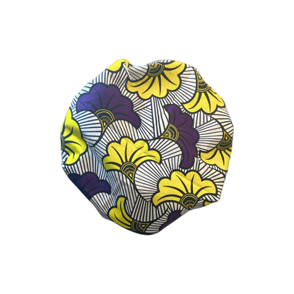 Adult African Print Flare Bonnet