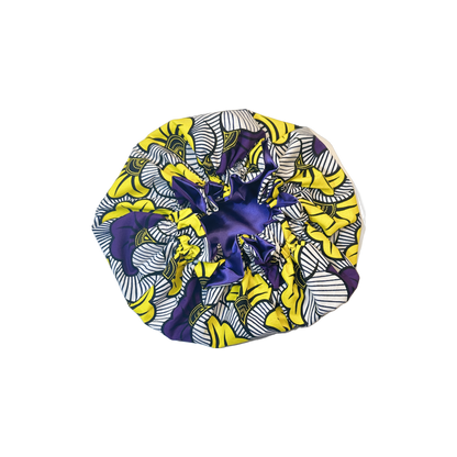 Adult African Print Flare Bonnet