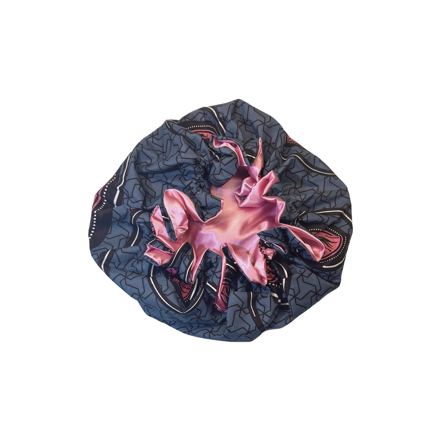Adult African Print Flare Bonnet