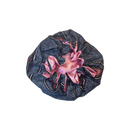 Adult African Print Flare Bonnet