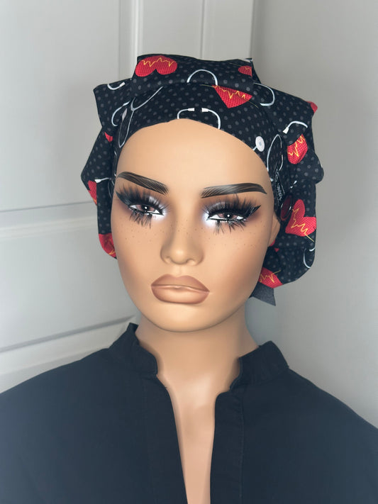 Small Pleated Scrub Cap