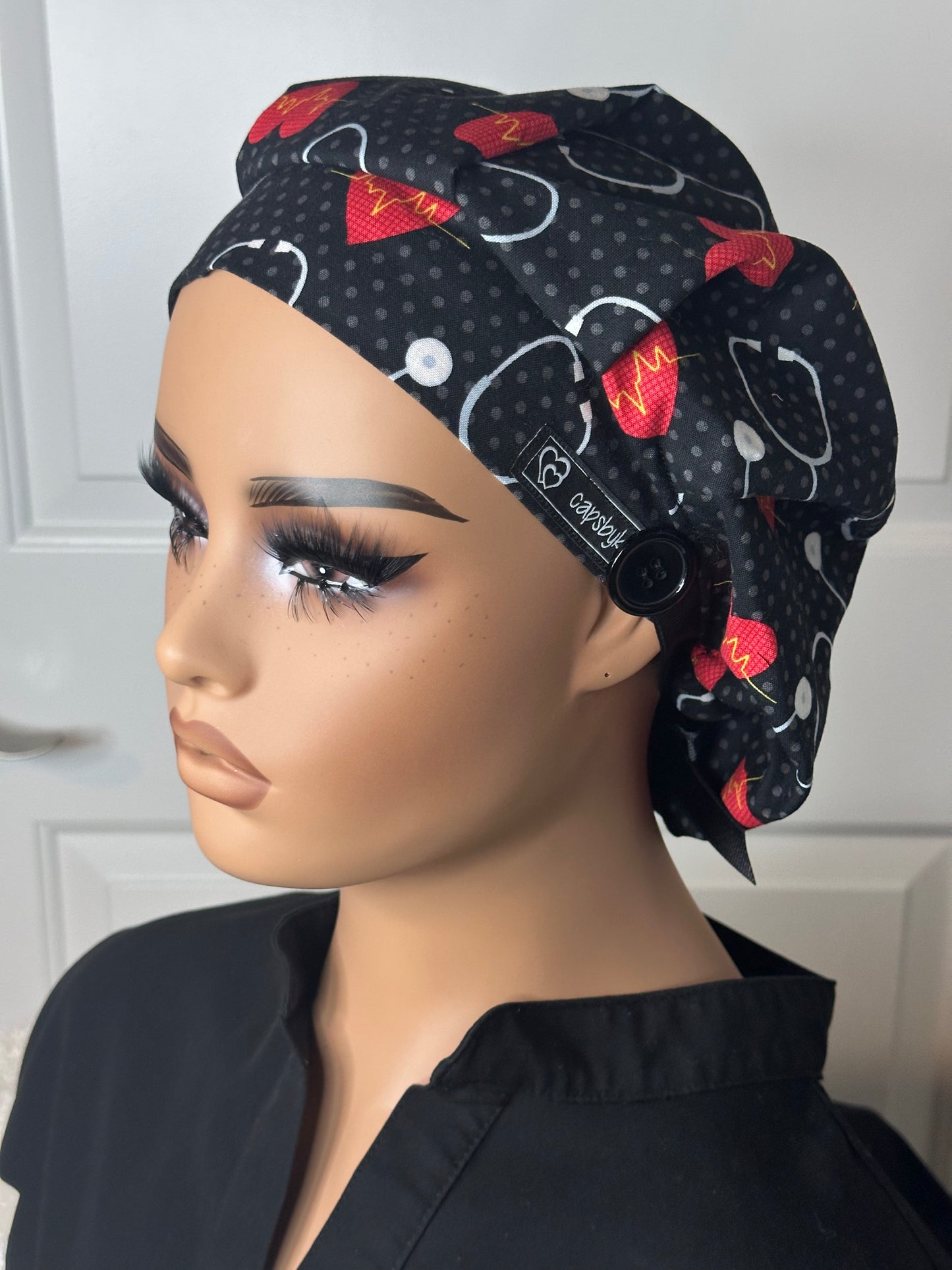 Small Pleated Scrub Cap