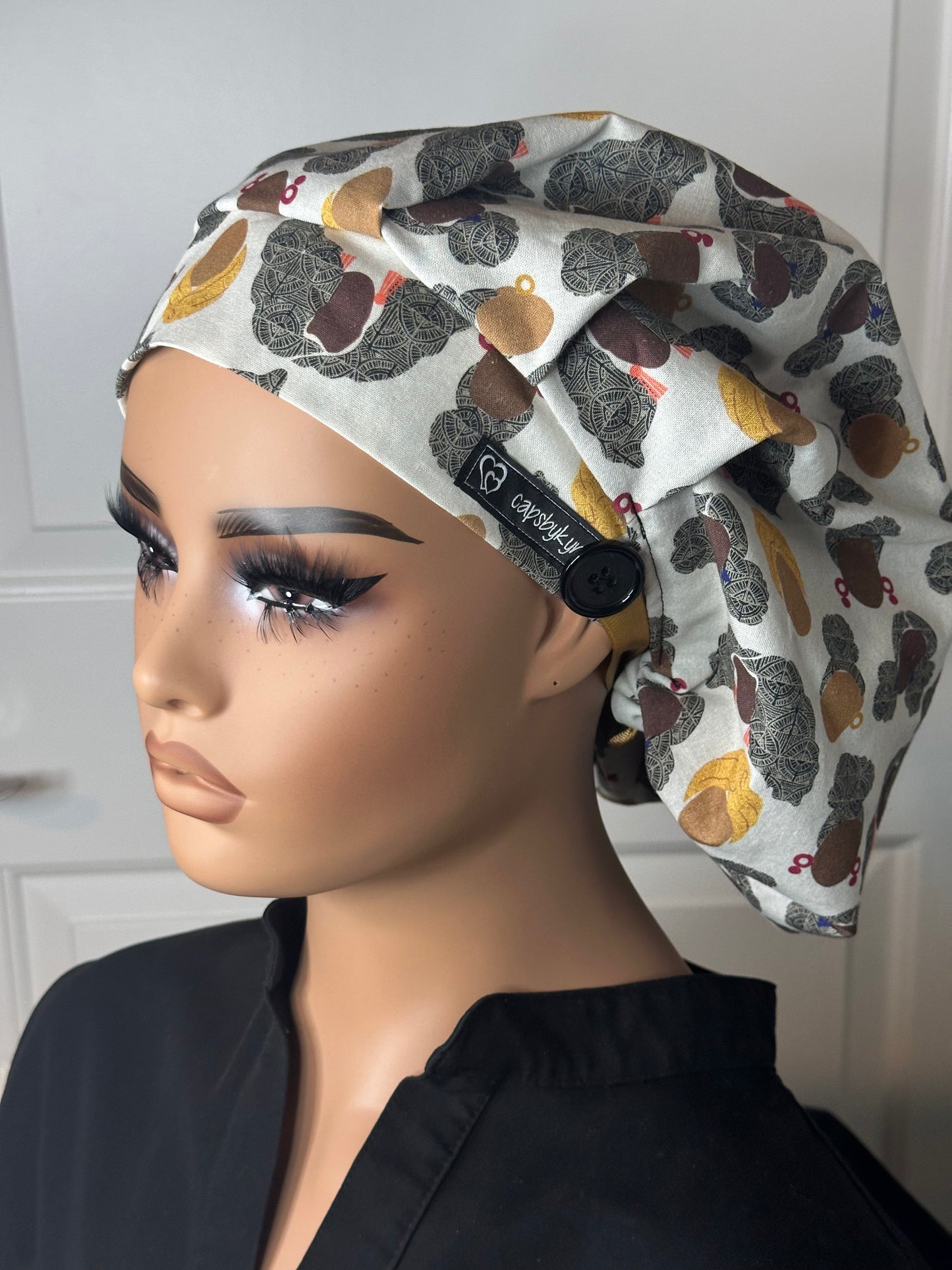 Regular pleated Scrub Cap