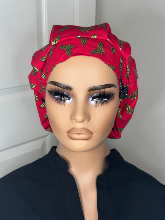 Small Pleated Scrub Cap