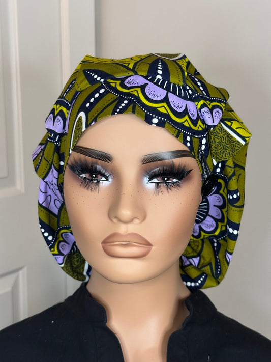 Small Pleated Scrub Cap