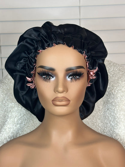 Satin Linned Reversible Bonnet