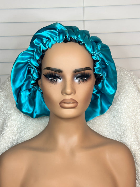 Satine Linned Reversible Bonnet