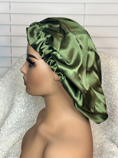 Satine Linned Reversible Bonnet