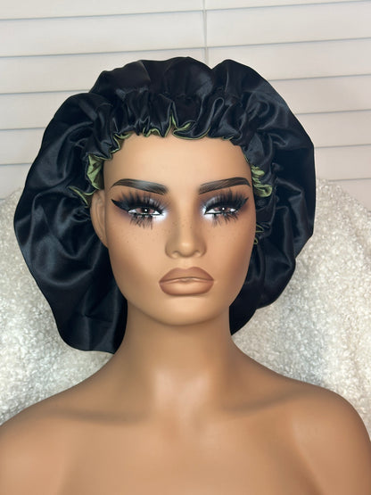 Satine Linned Reversible Bonnet